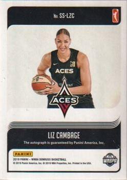 2019 Donruss WNBA - Signature Series #SS-LZC Liz Cambage Back