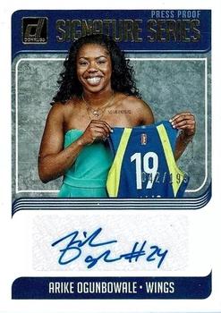 2019 Donruss WNBA - Signature Series Press Proof #SS-AOG Arike Ogunbowale Front