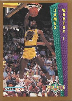 1992-93 Fleer #274 James Worthy Front