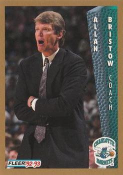 1992-93 Fleer #21 Allan Bristow Front