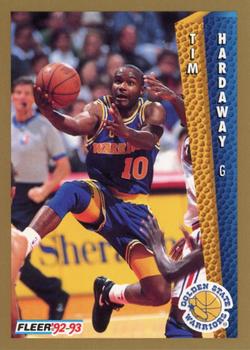 1992-93 Fleer #74 Tim Hardaway Front