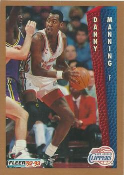 1992-93 Fleer #101 Danny Manning Front