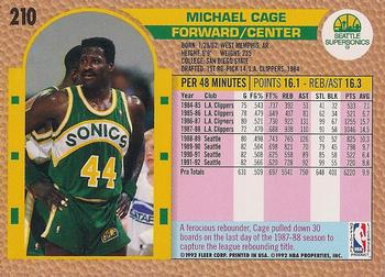 Michael Cage Gallery - 1992-93 | Trading Card Database