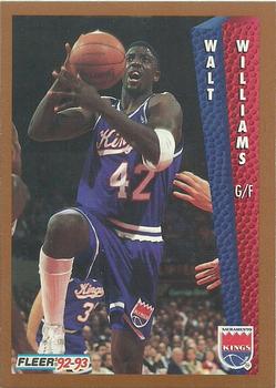 1992-93 Fleer #424 Walt Williams Front