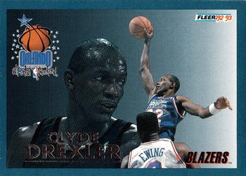 1992-93 Fleer - All-Stars #13 Clyde Drexler Front