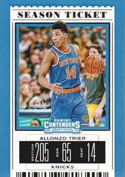 2019 Panini Contenders Draft Picks #1 Allonzo Trier Front