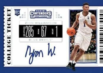 2019 Panini Contenders Draft Picks #51 Zion Williamson Front