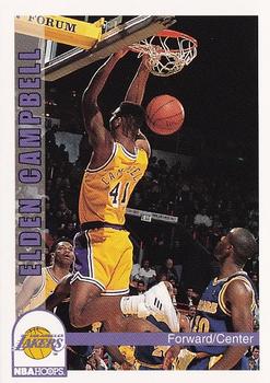 1992-93 Hoops #107 Elden Campbell Front