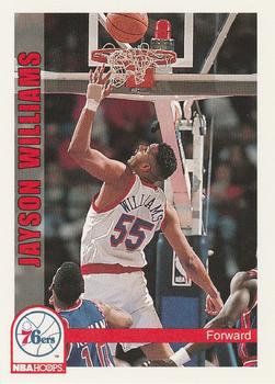 1992-93 Hoops #177 Jayson Williams Front