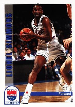 1992-93 Hoops #201 Lionel Simmons Front