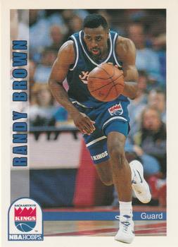 1992-93 Hoops #460 Randy Brown Front