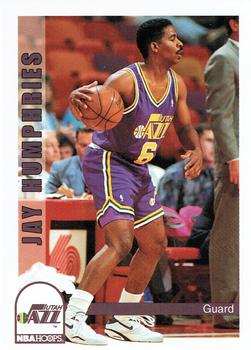 1992-93 Hoops #474 Jay Humphries Front