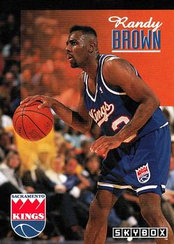 1992-93 SkyBox #209 Randy Brown Front