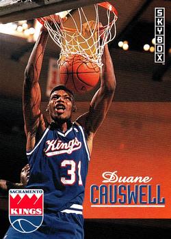 1992-93 SkyBox #210 Duane Causwell Front