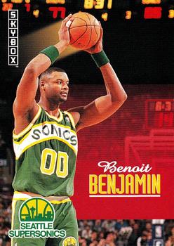 1992-93 SkyBox #228 Benoit Benjamin Front