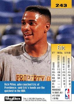 1992-93 SkyBox #243 Eric Murdock Back