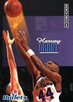 1992-93 SkyBox #250 Harvey Grant Front