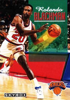 1992-93 SkyBox #373 Rolando Blackman Front