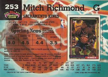 1989-90 Fleer #56 Mitch Richmond RC - Warriors – MR-SPORT