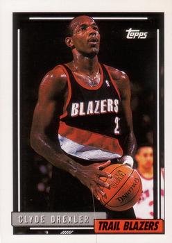 1992-93 Topps #354 Clyde Drexler Front