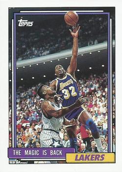 1992-93 Topps #54 Magic Johnson Front