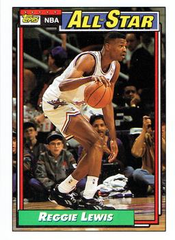 1992-93 Topps #104 Reggie Lewis Front