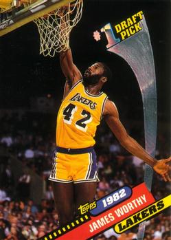 1992-93 Topps Archives #2 James Worthy Front