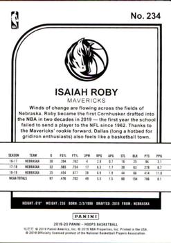 2019-20 Hoops #234 Isaiah Roby Back