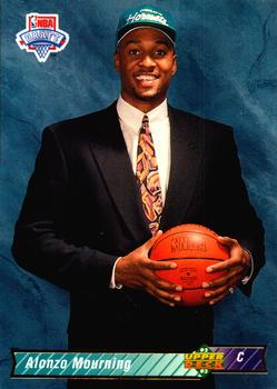 1992-93 Upper Deck #2 Alonzo Mourning Front