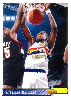 1992-93 Upper Deck #255 Dikembe Mutombo Front