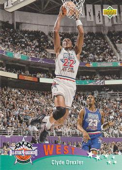 1992-93 Upper Deck #438 Clyde Drexler Front