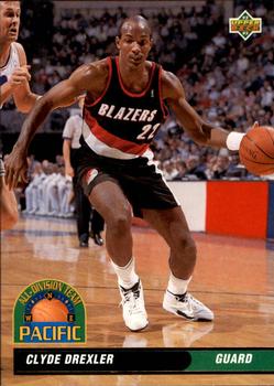 1992-93 Upper Deck - All-Division Team #AD20 Clyde Drexler Front