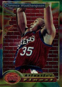 1993-94 Finest #91 Clarence Weatherspoon Front