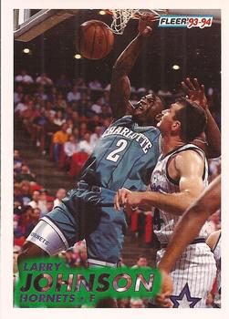 1993-94 Fleer #21 Larry Johnson Front