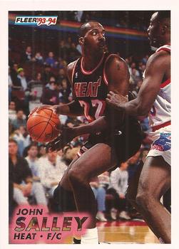 1993-94 Fleer #110 John Salley Front