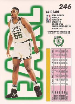 1993-94 Fleer #246 Acie Earl Back