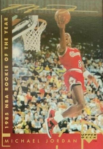 1994-95 Upper Deck - Basketball Heroes: Michael Jordan Jumbo #37 Michael Jordan Front