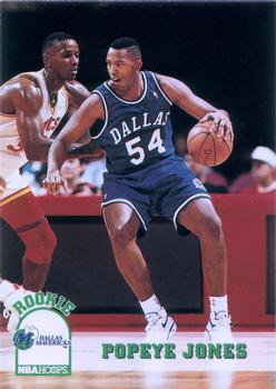 1993-94 Hoops #321 Popeye Jones Front