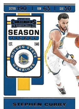 2019-20 Panini Contenders #92 Stephen Curry Front
