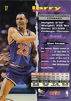 1993-94 Stadium Club #17 Larry Nance Back