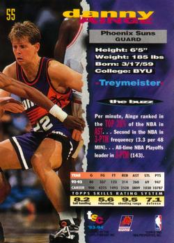 1993-94 Stadium Club #55 Danny Ainge Back