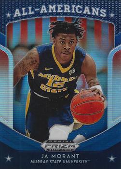 2019 Panini Prizm Draft Picks - Prizms Blue #44 Ja Morant Front