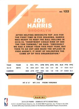 2019-20 Donruss Optic #122 Joe Harris Back