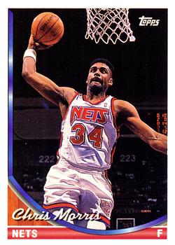 1993-94 Topps #8 Chris Morris Front