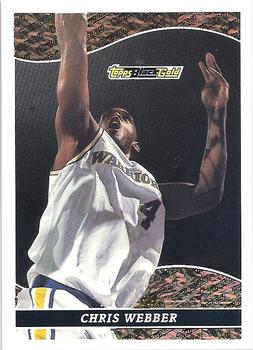 1993-94 Topps - Black Gold #23 Chris Webber Front