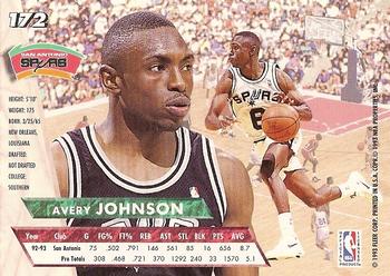 1993-94 Ultra #172 Avery Johnson Back