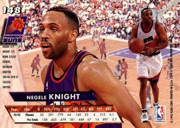 1993-94 Ultra #148 Negele Knight Back