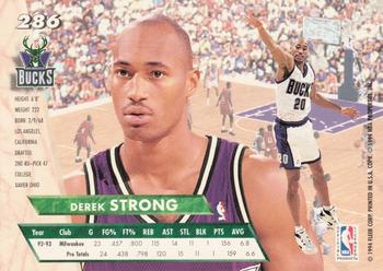 1993-94 Ultra #286 Derek Strong Back
