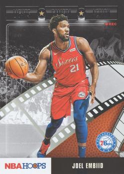 2019-20 Hoops - Lights Camera Action #27 Joel Embiid Front