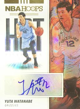 2019-20 Hoops - Red Hot Signatures #HS-YWT Yuta Watanabe Front
